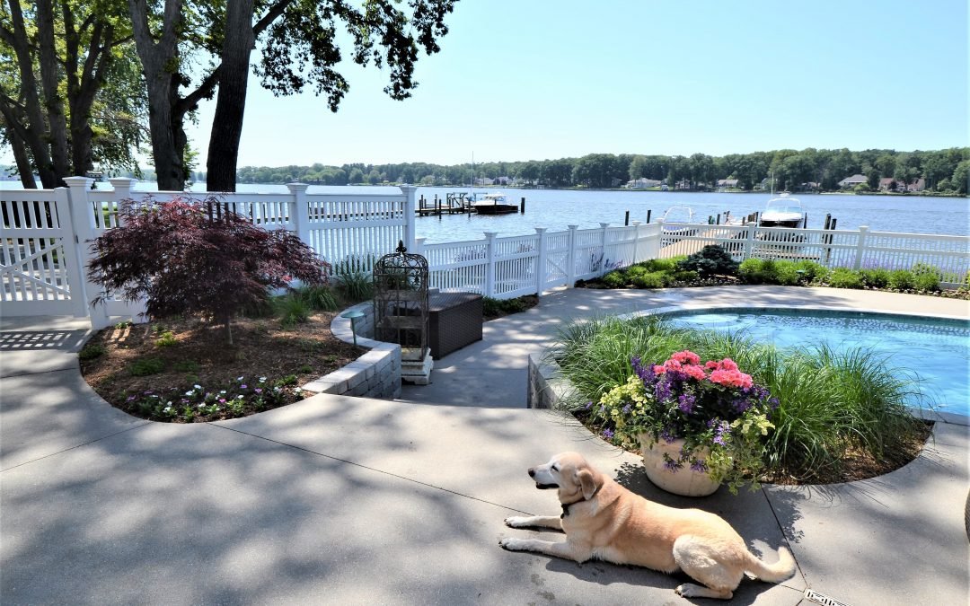 Rum River Concrete Patio Ideas